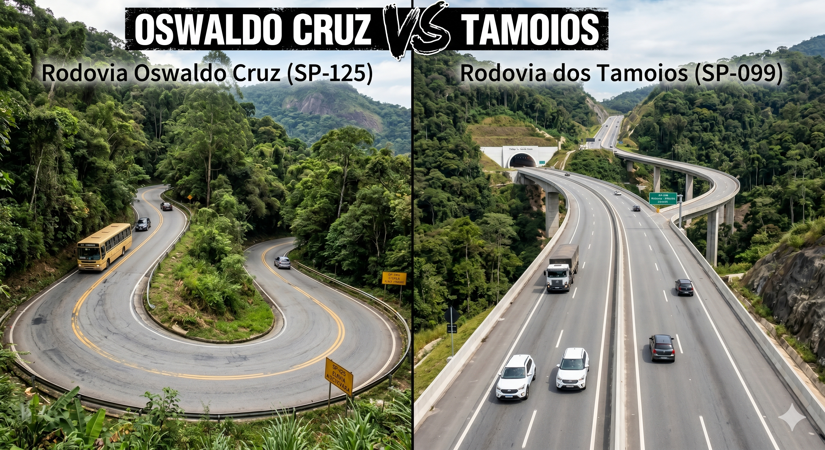 Tamoios ou Oswaldo Cruz? Melhor Rota e Custos para Ubatuba