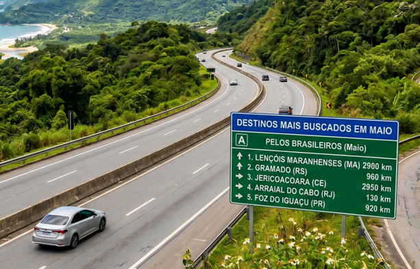 Os 5 Destinos Mais Desejados pelos Brasileiros em Maio: Sua Aventura de Carro Começa Aqui!