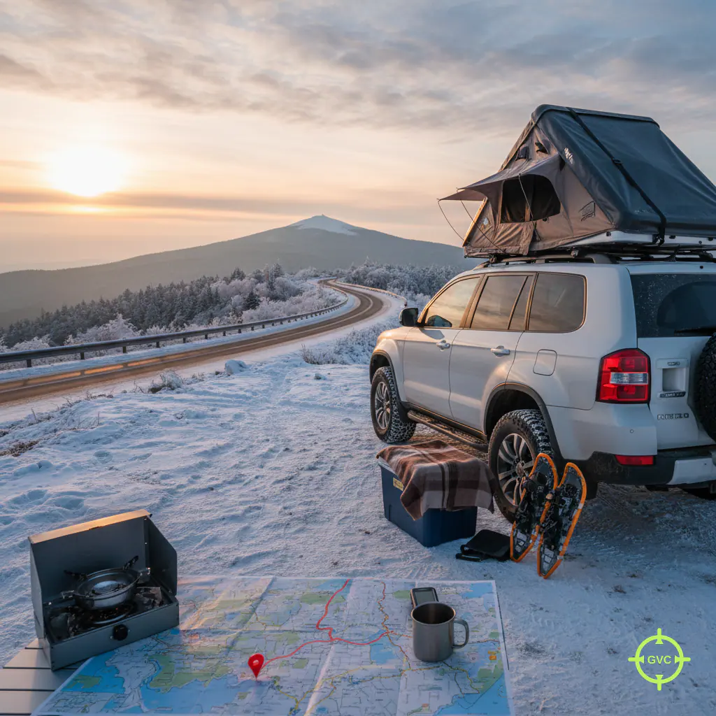 Aventura Gelada: Dicas Essenciais para Acampar no Inverno com seu Carro